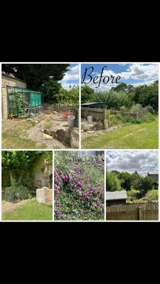 What a transformation 😍

✅ Extended the brick paving walkway around the greenhouse.
✅Installed new sleepers to the small retaining wall.
✅Prepared the top area for turfing, then Spread new topsoil and lay new turf.
✅Removed the drystone wall keeping the stone on site.
✅ Removed the metal railings and any excess materials.
✅Prepared the ground for a new patio. Dug a trench, poured a concrete foundation and built a small wall using the stone on site for the patio to sit on.
✅Laid Mint Sandstone to the area on a solid bed of mortar and pointed the joints.
✅Installed 2 rustic trellis panels along the boundary by the Willow hedge.
✅Removed and re planted the Lilac tree.
✅The rest of the area was laid with new turf. 
✅ Removed the bricks from around the tree and  re laid them.
✅ Remove the wooden pergola.
✅ Prepare a base for the water feature, and connected water and electrics.

@minsterpaving 

#landscaping #landscape #landscapedesign #garden #gardening #lawncare #construction #gardendesign #nature #landscapephotography #landscaper #design #outdoorliving #plants #lawn #architecture #grass #backyard #lawnmaintenance #flowers #patio #landscapearchitecture #photography #gardens #hardscape #landscapers #lawnservice #mowing #pavers #lawncarelife
